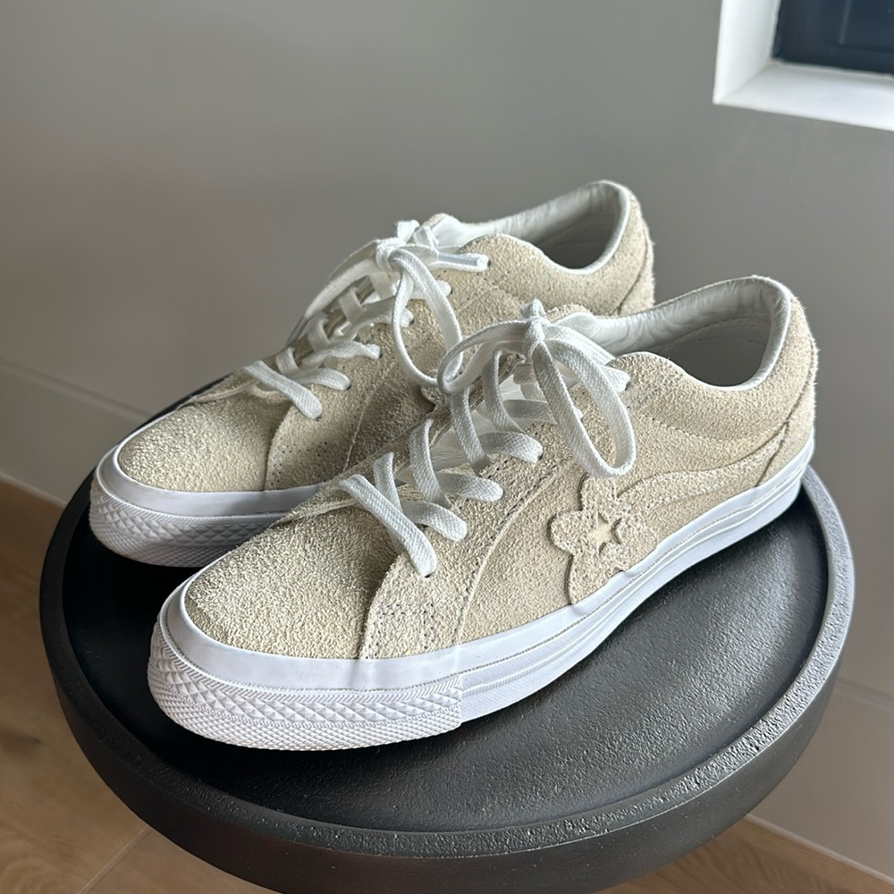 Gently worn Converse One Star OX x Golf Le Fleur Vanilla tyler creator.